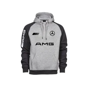 AMG Mercedes Raglan Pullover Hoodie
