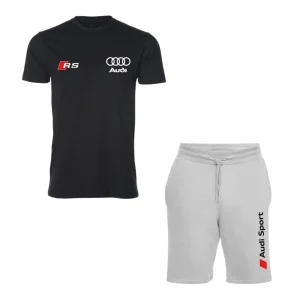 Audi Contrast T-Shirt and Shorts Set