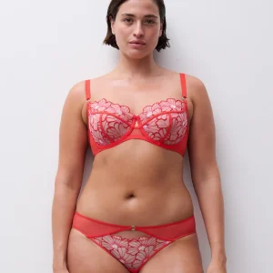 Soutien-gorge armature corbeille - LUSH fleur flamboyante - Chantelle Pulp