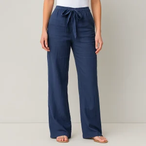 Sophie | Pantalon Lin Femme & Coupe Fluide Chic