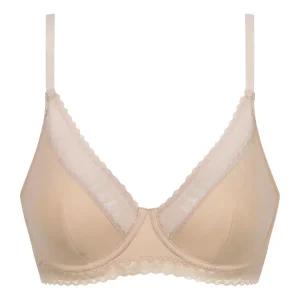 Daily Micro underwired basket bra in Rosetan
