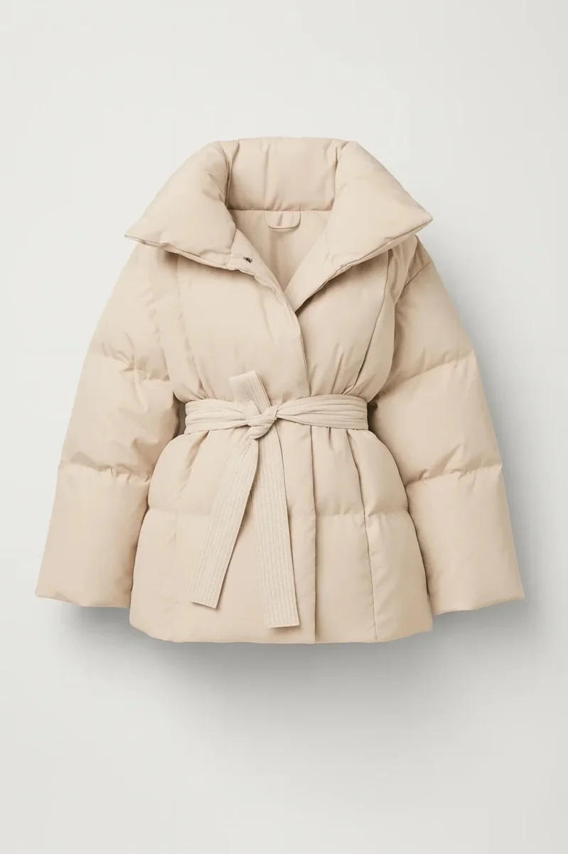 Bérénice | Doudoune Ceinturée Femme & Col Oversize Chic – Image 3