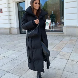 Éliane | Veste d’Hiver Longue Élégante pour Femme