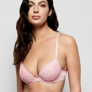 Lace Push Up Bra in Make Me Blush