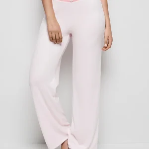 Pajama Pant with Rosette in Pink