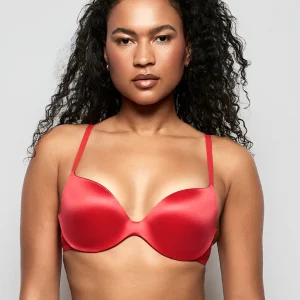 Comfort Push Up Bra in Cosmo Red