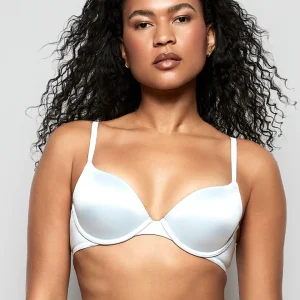Comfort Lightly Lined Demi Bra in Vista Blue