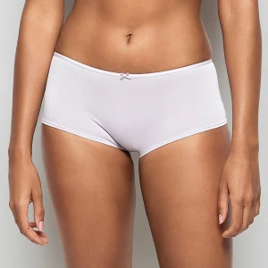 Boyshort Panty with Bow in Lavender Cake