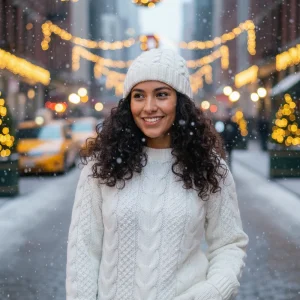 Célestine | Pull Alpaga Tricoté Main & Luxe Artisanal