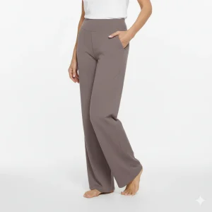 Klara | Pantalon Stretch Confort Taille Haute pour Femme au Style Élégant et Décontracté