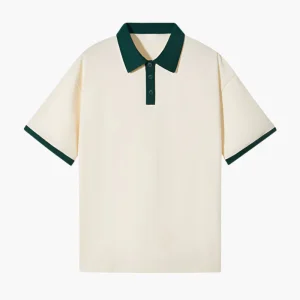 Lucas | Polo Como en Coton Respirant au Col Contrasté