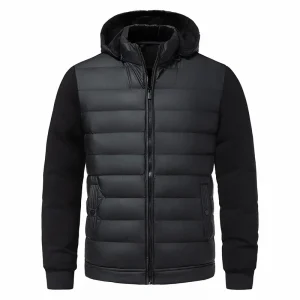 Svart | Veste à Capuche Noire pour Homme – Style Premium