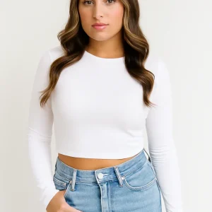 Léonie | Top Manches Longues & Coupe Fluide Chic