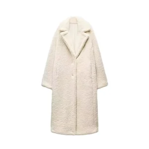 Louise | Manteau Teddy Long Femme & Hiver Chaud