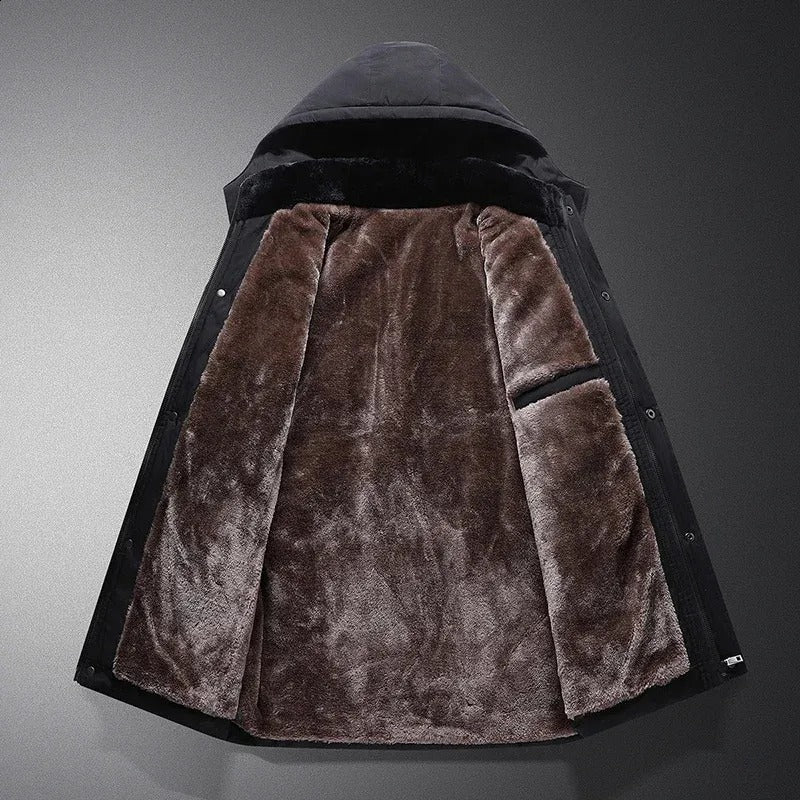 Amaury | Veste d’Extérieur Homme Chaude en Polaire avec Capuche Intégrée – Image 4