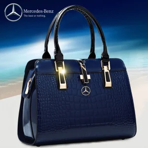 Mercedes Crocodile Leather Tote Bag