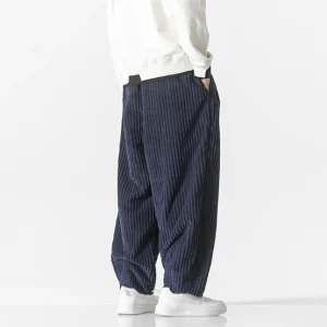 Masaaki | Pantalon en Velours Côtelé Confort Élégant