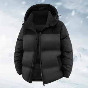 Noah | Veste d’hiver chaude pour hommes avec capuche