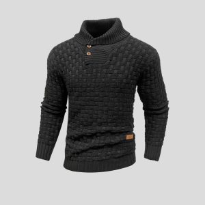 Basile | Pull Thermique Homme Tricoté et Chaleureux