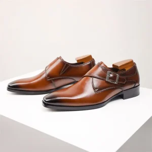 Souliers italiens artisanaux en cuir premium