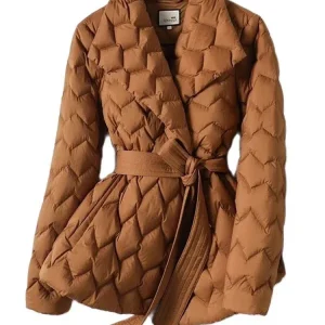 Antonella | Manteau d’Hiver Ceinturé