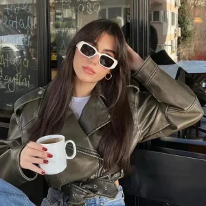 Mila | Veste Biker Courte Moderne pour Femmes