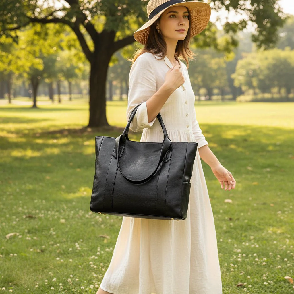 Élodie | Sac à Bandoulière en Cuir Vintage – Image 3