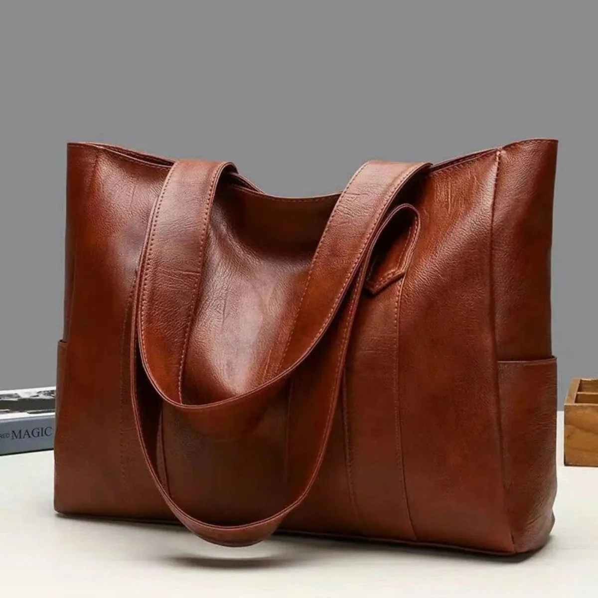 Élodie | Sac à Bandoulière en Cuir Vintage – Image 5