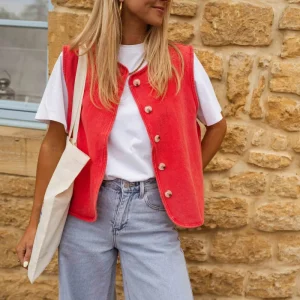 Żaneta | Gilet décontracté avec boutons pour tous les jours