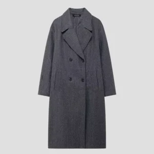 Diana | Manteau Long d’Hiver Élégant à Col Rabattu