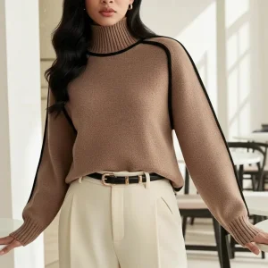 Alizée | Pull Col Roulé Premium