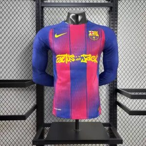 FC Barcelone Edition Travis Scott Version Manche Longue Joueur 2025/2026