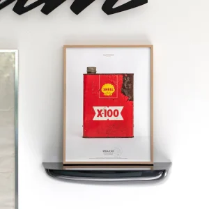 "Vintage Shell Oil Can Art: A Collector's Dream"