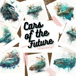 Watercolor Future Cars: 41 Artistic Automotive Illustrations