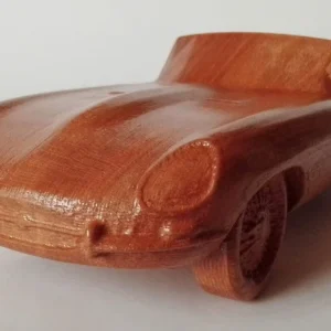 1:15 Wood Scale Model Jaguar E-Type Roadster