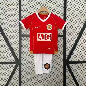 Kit Enfant Manchester United Domicile Retro 2006/2007