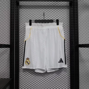 Short Real Madrid Version Joueur Domicile 2025/2026