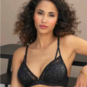 Soutien-gorge - SENSUALITE FAUVE - armature décolleté plongeant - Antigel